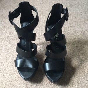 Black Strappy Heels